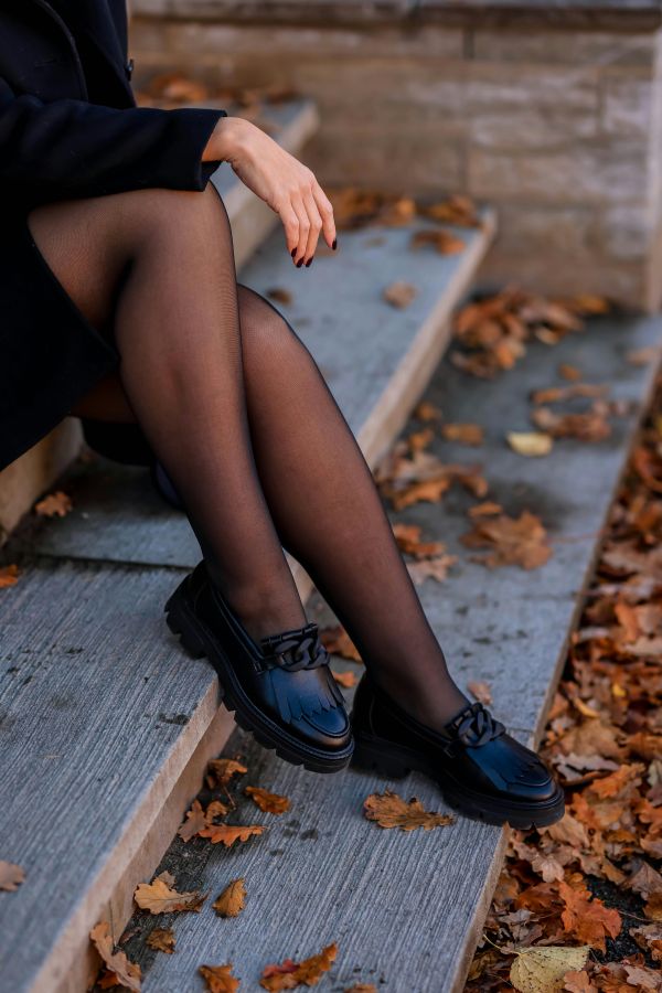 Collants polaires transparents : élégance et chaleur garanties